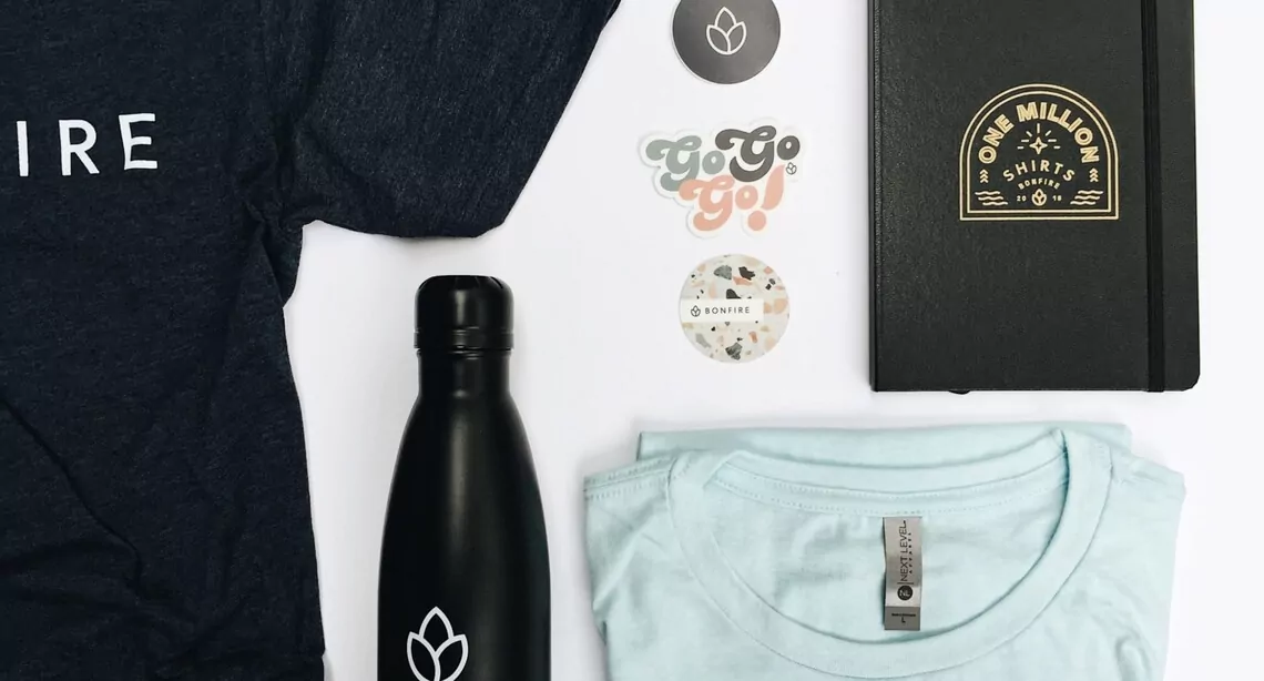 Custom t-shirts are a great addition to any of your swag bag ideas!