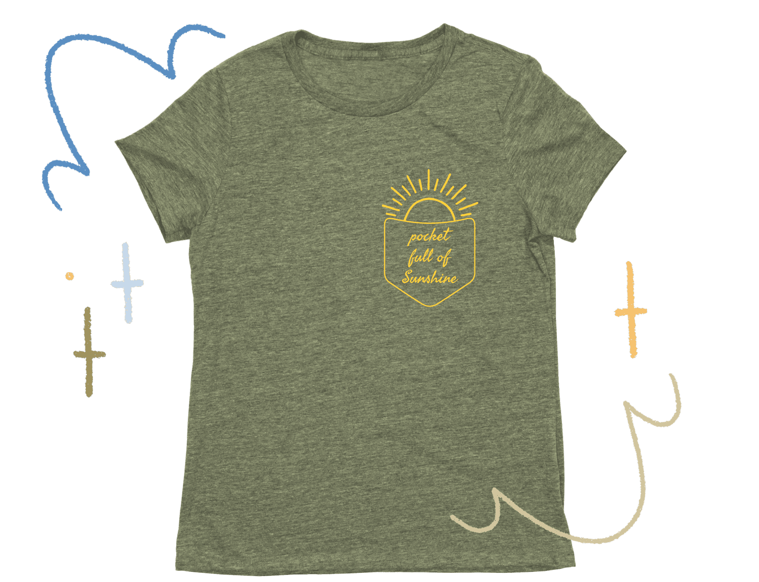 The Women’s Eco Triblend Tee on bonfire.mom