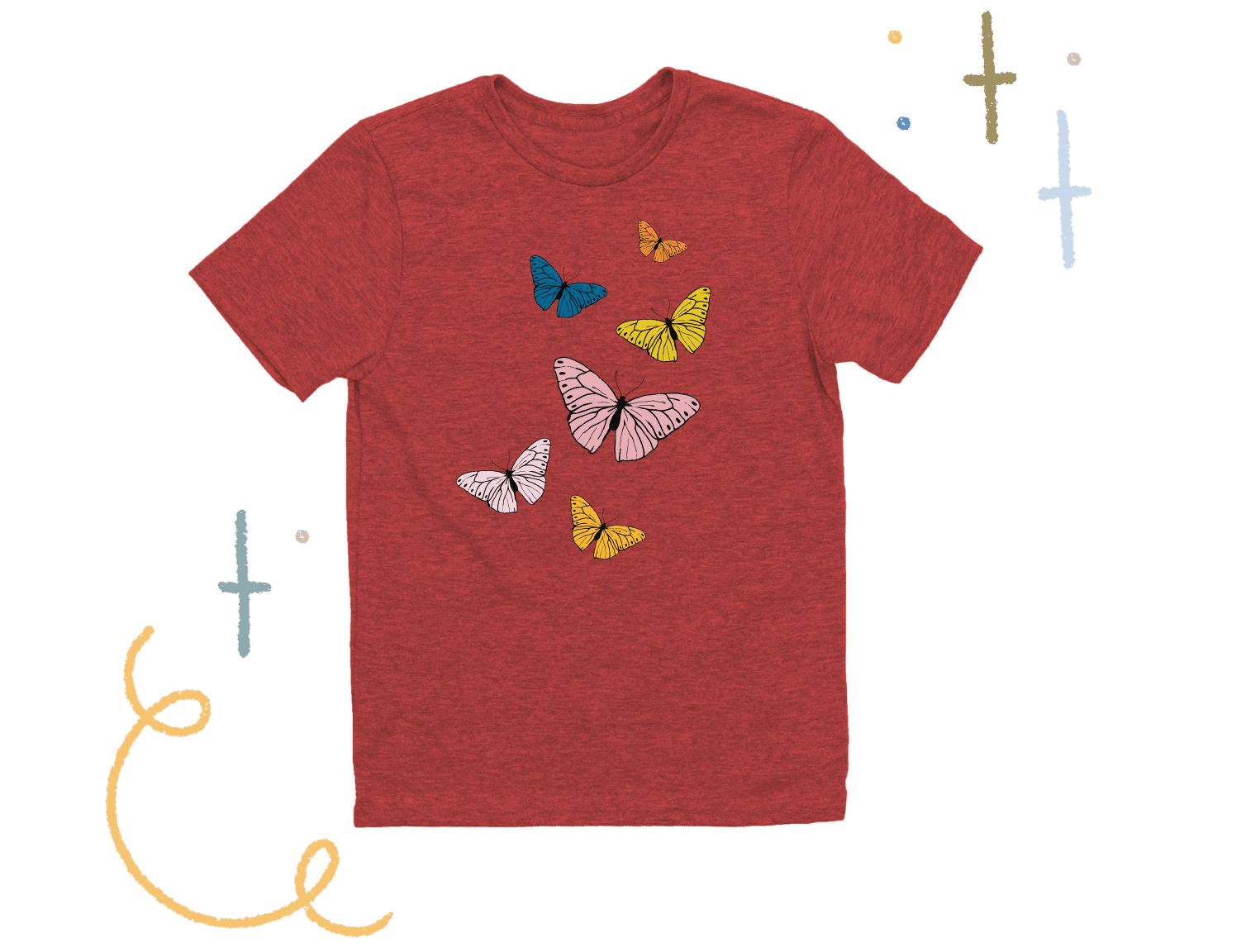 The Youth Eco Triblend Tee on bonfire.mom
